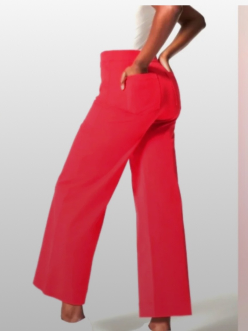 Spanx Cropped Wide Leg Pants-XL